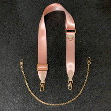 Load image into Gallery viewer, SPORTY PINK ADJUSTABLE BANDOULIERÉ STRAP &amp; GOLD CHAIN
