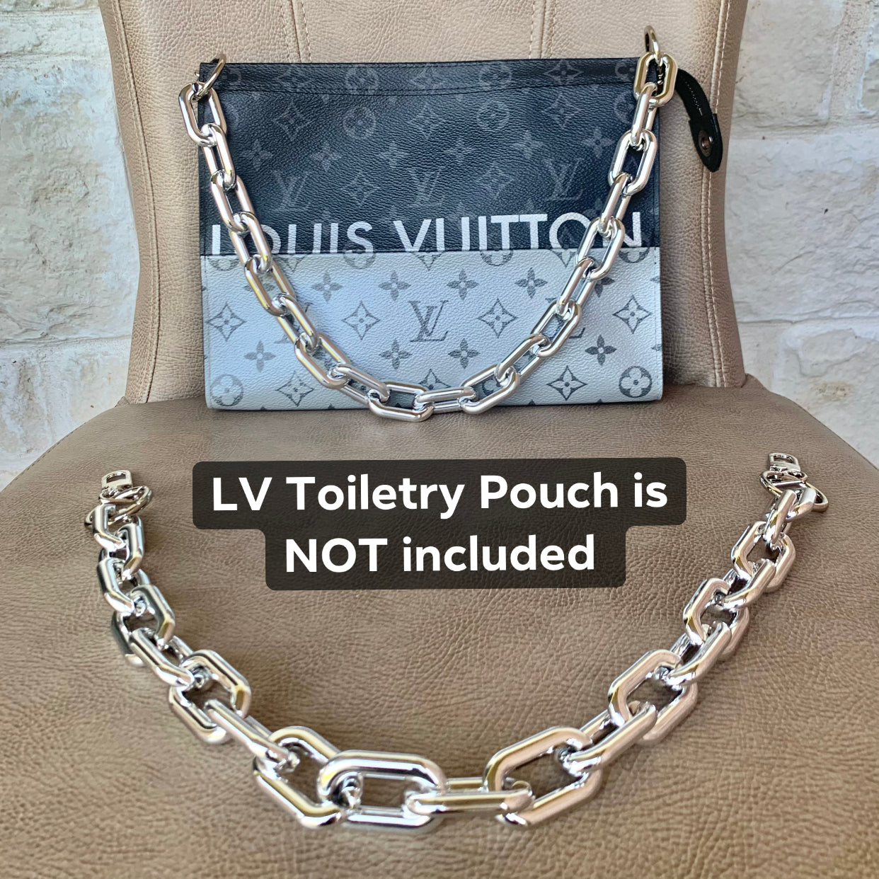 Louis Vuitton Toiletry Pouch On Chain Black