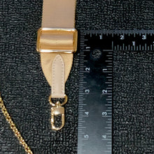 Load image into Gallery viewer, SPORTY BEIGE ADJUSTABLE BANDOULIERÉ STRAP &amp; GOLD CHAIN
