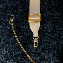 Load image into Gallery viewer, SPORTY BEIGE ADJUSTABLE BANDOULIERÉ STRAP &amp; GOLD CHAIN
